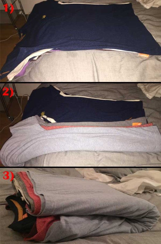 Folding T-shirts the smarter way